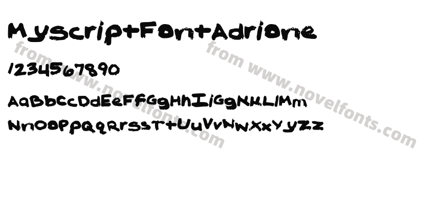 MyScriptFontAdrionePreview