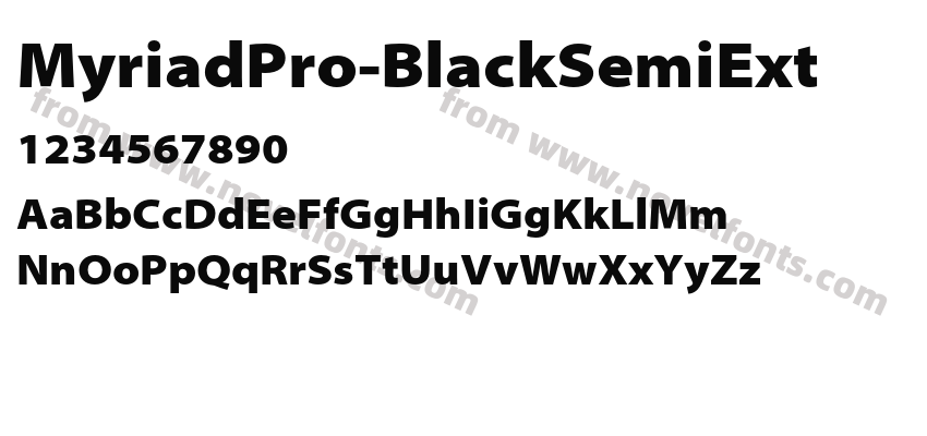 MyriadPro-BlackSemiExtPreview