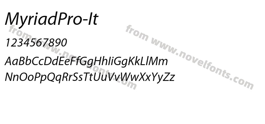 MyriadPro-ItPreview