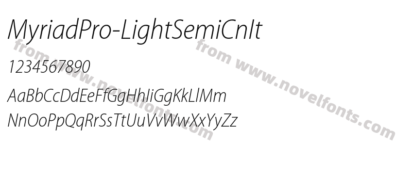 MyriadPro-LightSemiCnItPreview