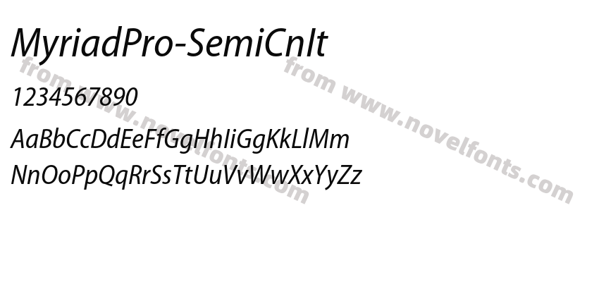 MyriadPro-SemiCnItPreview