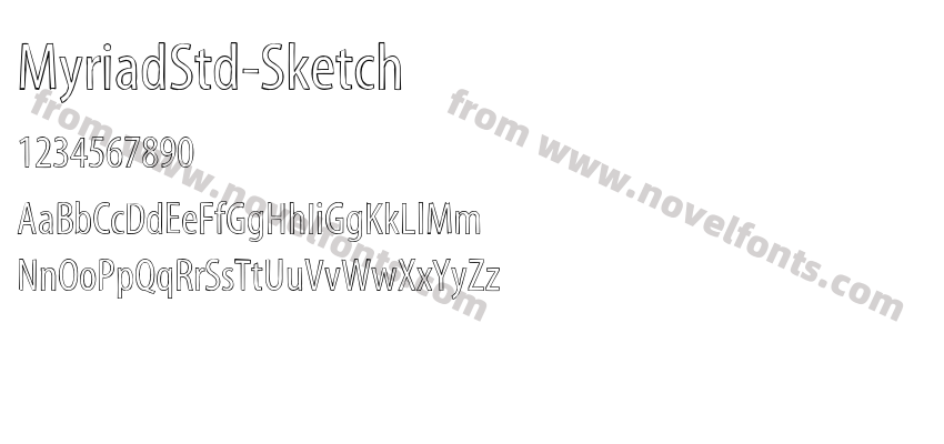 MyriadStd-SketchPreview