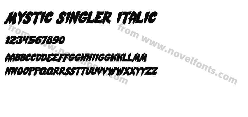 Mystic Singler ItalicPreview