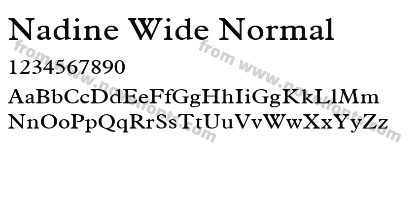 Nadine Wide NormalPreview