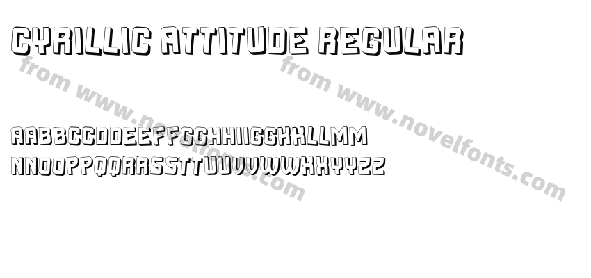 Cyrillic AttitudePreview