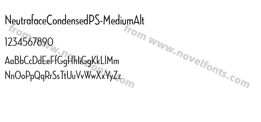 NeutrafaceCondensedPS-MediumAltPreview