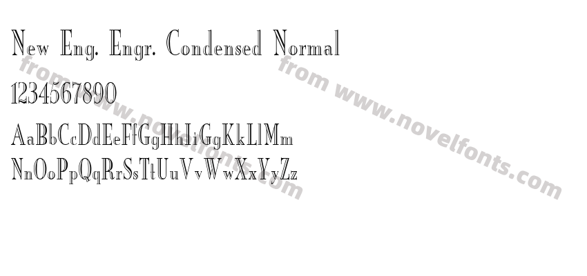New Eng. Engr. Condensed NormalPreview