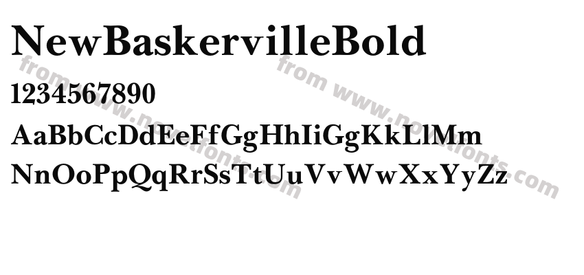 NewBaskervilleBoldPreview