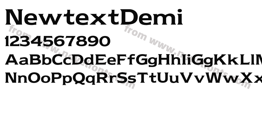 NewtextDemiPreview