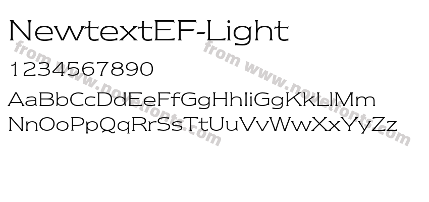 NewtextEF-LightPreview