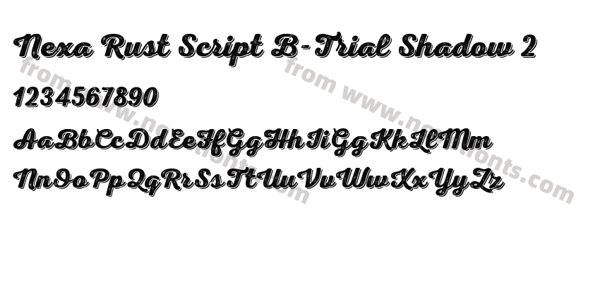 Nexa Rust Script B-Trial Shadow 2Preview