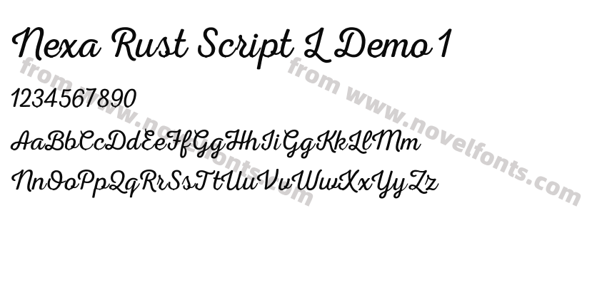 Nexa Rust Script L Demo 1Preview