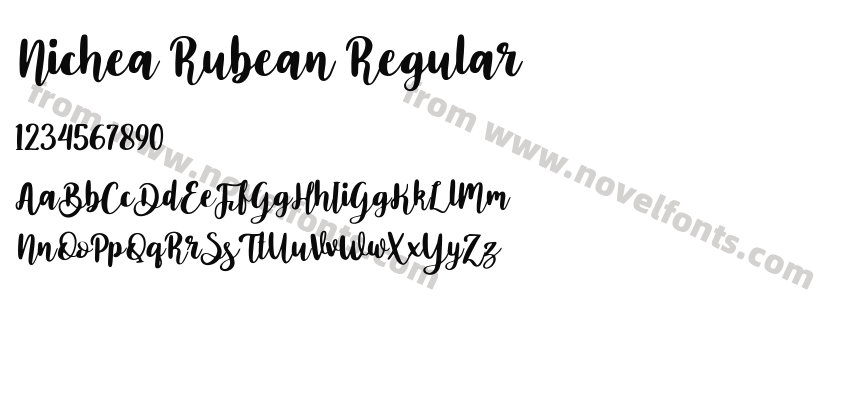 Nichea Rubean RegularPreview