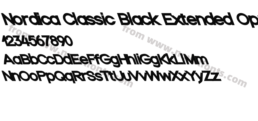 Nordica Classic Black Extended Opposite ObliquePreview