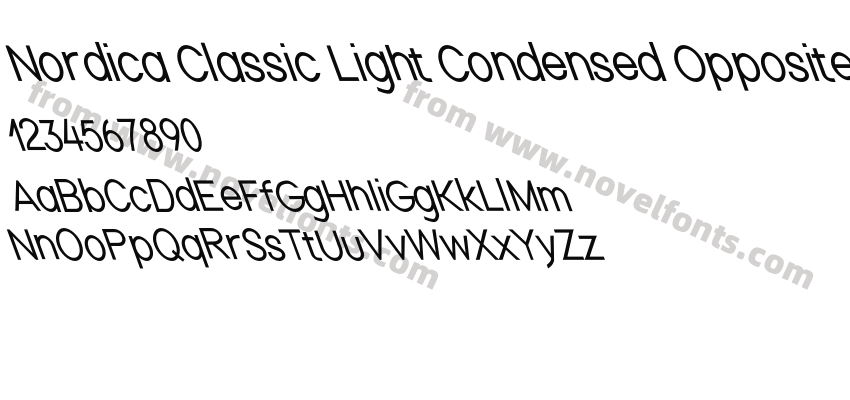 Nordica Classic Light Condensed Opposite ObliquePreview