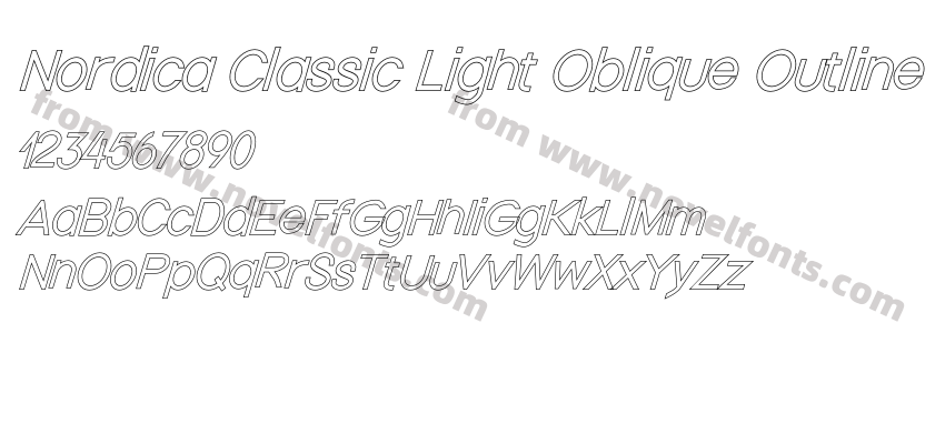 Nordica Classic Light Oblique OutlinePreview