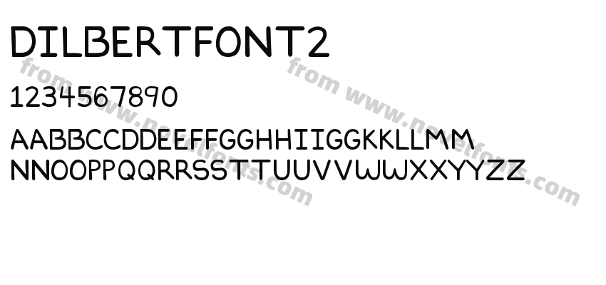 DILBERTFONT2Preview