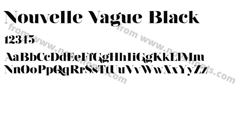 Nouvelle Vague BlackPreview