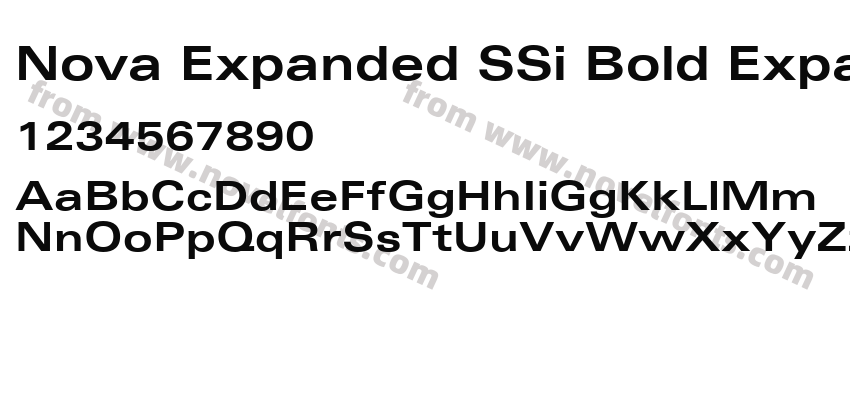 Nova Expanded SSi Bold ExpandedPreview