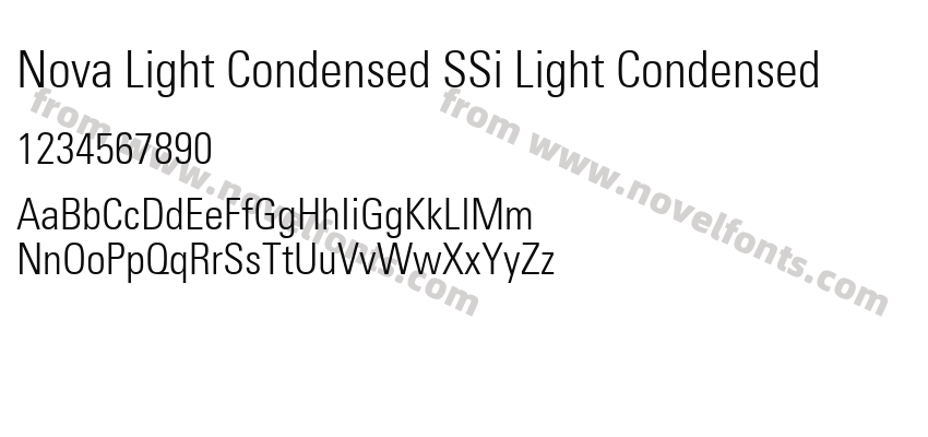 Nova Light Condensed SSi Light CondensedPreview