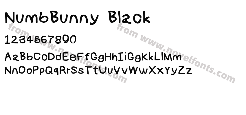 NumbBunny BlackPreview