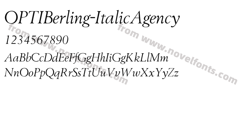 OPTIBerling-ItalicAgencyPreview