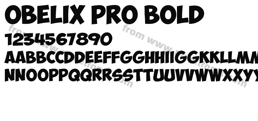 Obelix Pro BoldPreview