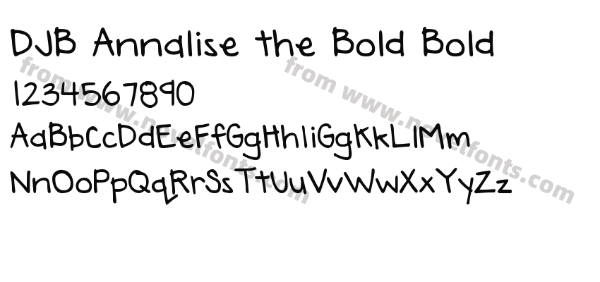 DJB Annalise the Bold BoldPreview