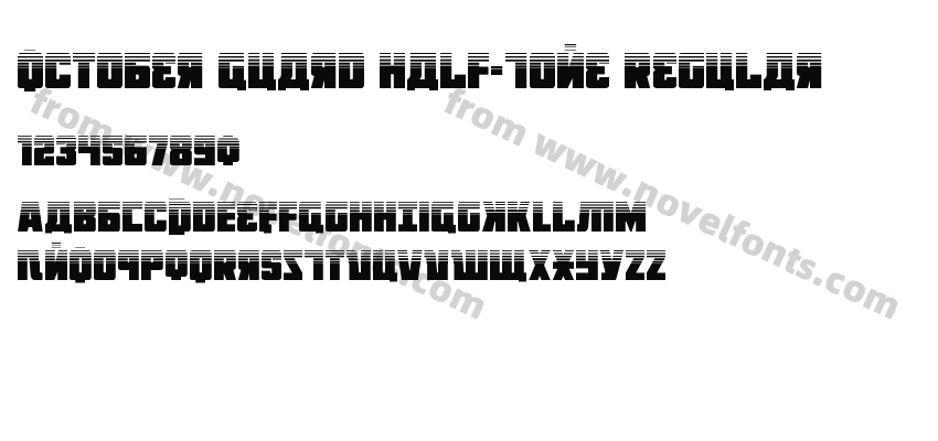 October Guard Half-Tone RegularPreview