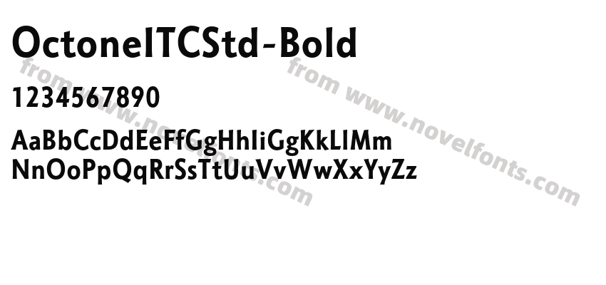 OctoneITCStd-BoldPreview