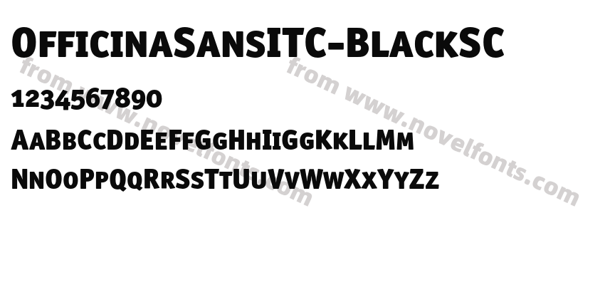 OfficinaSansITC-BlackSCPreview