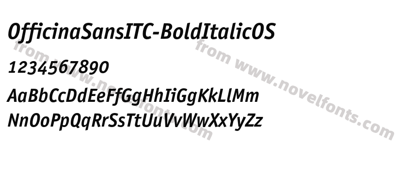 OfficinaSansITC-BoldItalicOSPreview