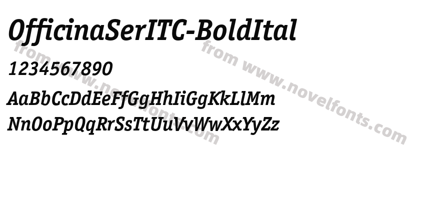 OfficinaSerITC-BoldItalPreview