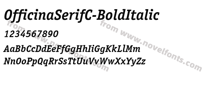 OfficinaSerifC-BoldItalicPreview