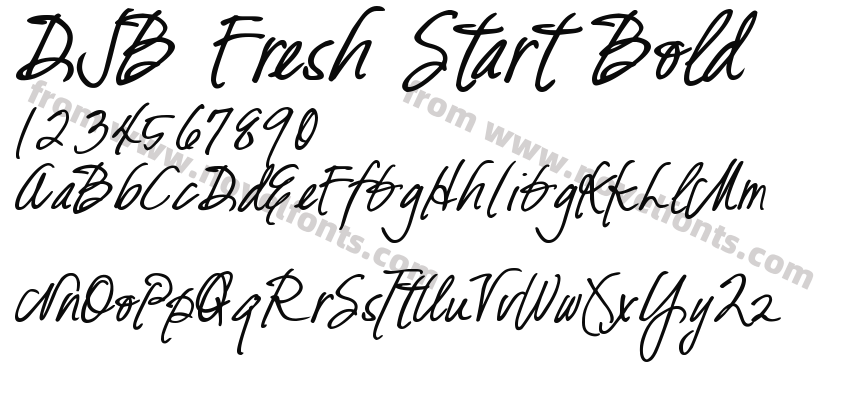 DJB Fresh Start BoldPreview