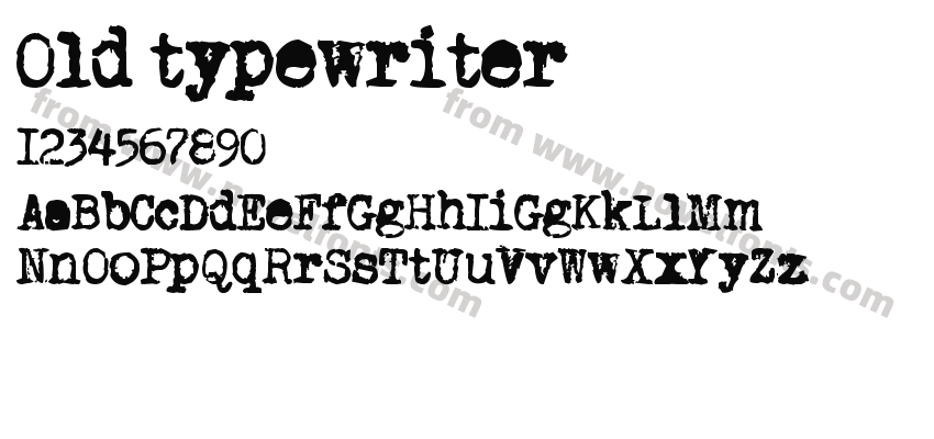 Old typewriterPreview