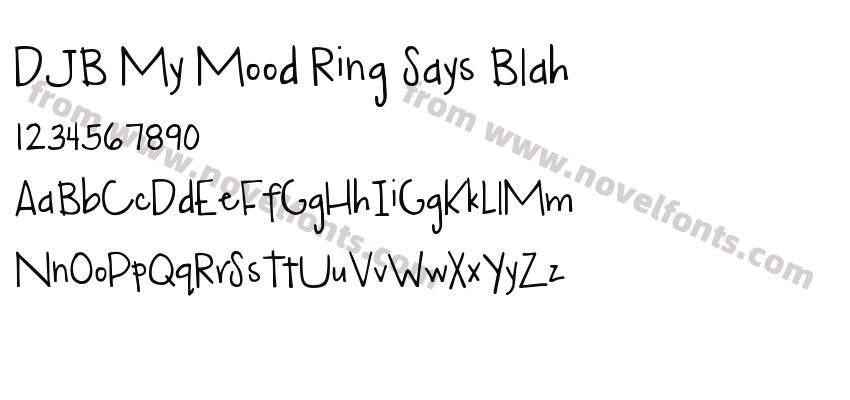 DJB My Mood Ring Says BlahPreview