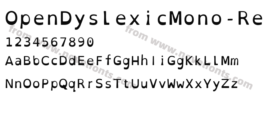 OpenDyslexicMono-RegularPreview