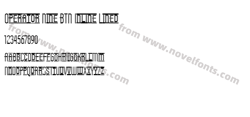 Operator Nine BTN Inline LinedPreview