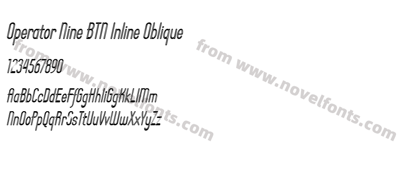 Operator Nine BTN Inline ObliquePreview