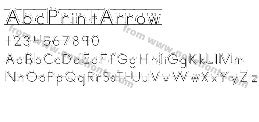 AbcPrintArrowPreview