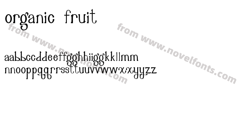 Organic FruitPreview