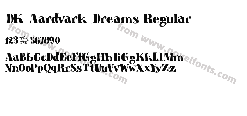 DK Aardvark Dreams RegularPreview