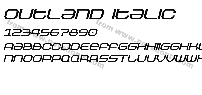 Outland ItalicPreview