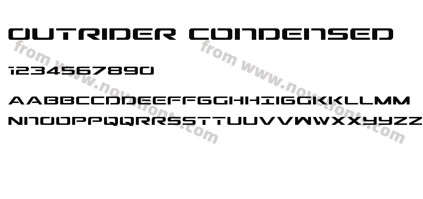 Outrider CondensedPreview