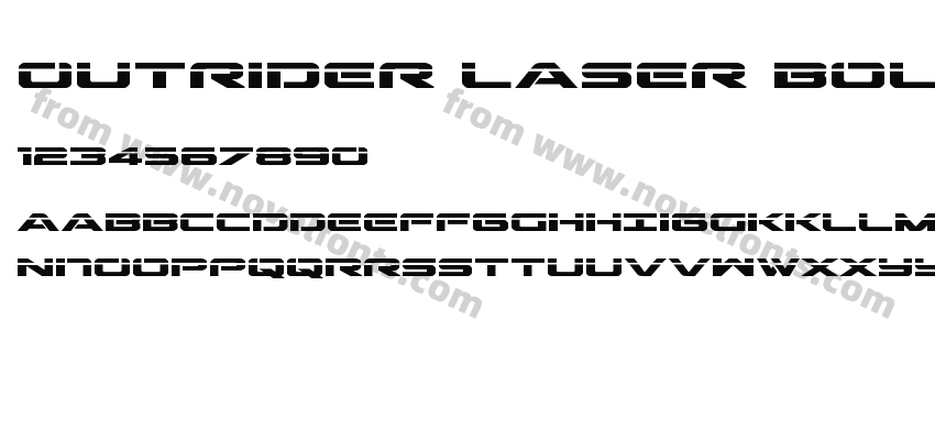 Outrider Laser BoldPreview