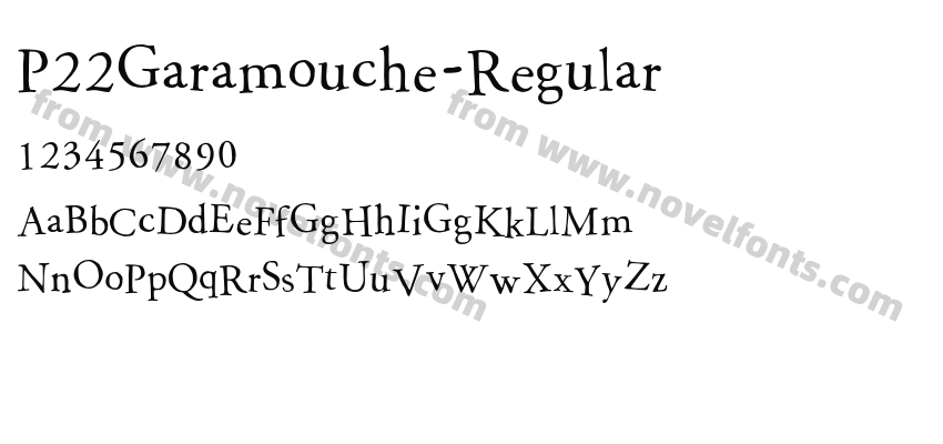 P22Garamouche-RegularPreview