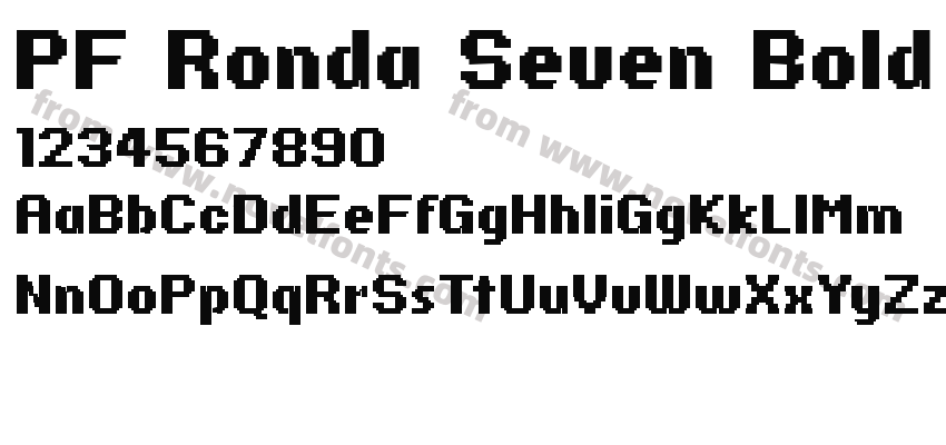 PF Ronda Seven BoldPreview