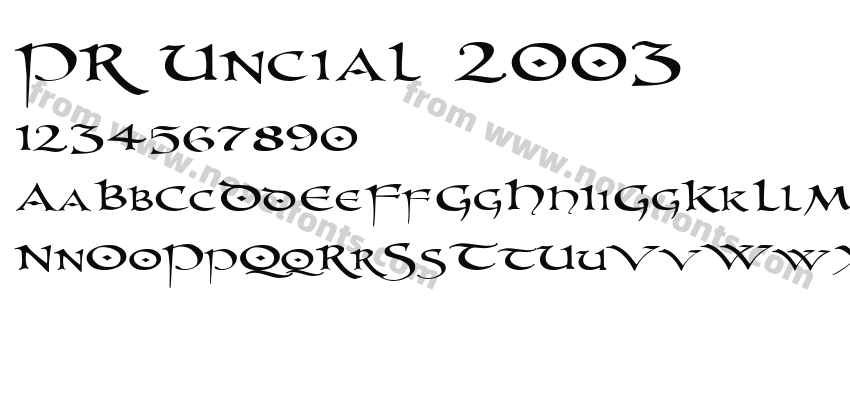 PR Uncial 2003Preview