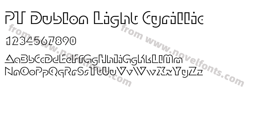 PT Dublon Light CyrillicPreview